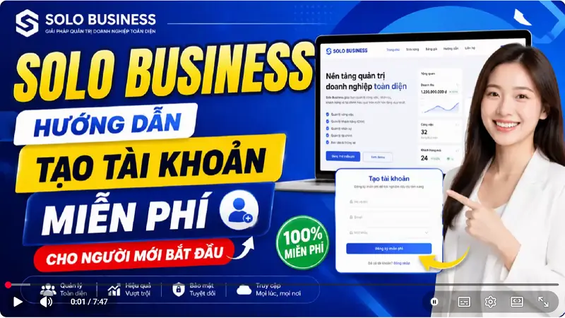 Solo Business - Hướng Dẫn Tạo Tài Khoản Miễn Phí Cho Người Mới Bắt Đầu